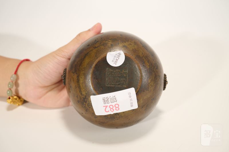 Lot882 明 铜钵式炉 - 图6